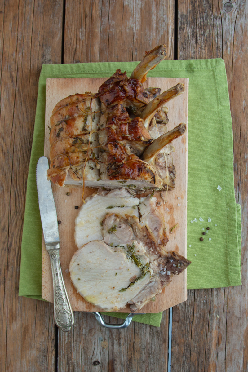 Arrosto di maiale alle erbe