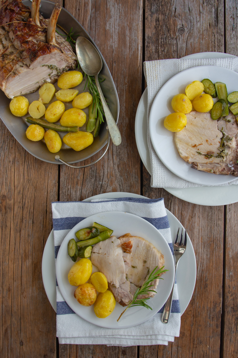 arrosto di maiale alle erbe